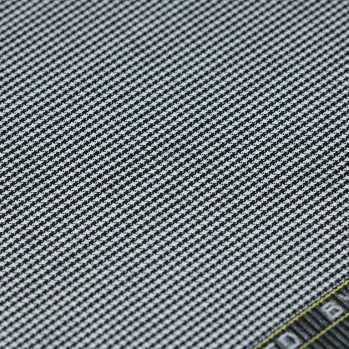 Tecido Alfaiataria Lã fria Classic Paramount 11 Pied De Poule Preto e Branco - Gabardine Premium - Milfios Tecidos