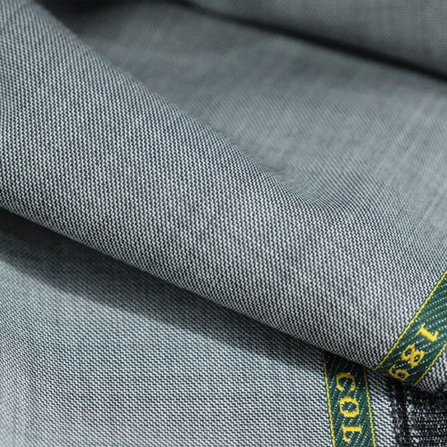 Tecido Alfaiataria Lã fria super 120 Paramount 19 Cinza - Twill Premium - Milfios Tecidos