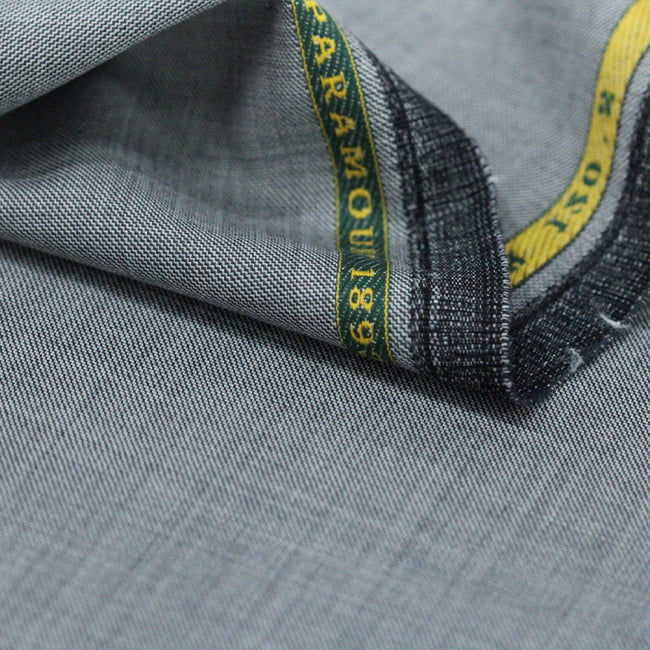 Tecido Alfaiataria Lã fria super 120 Paramount 19 Cinza - Twill Premium - Milfios Tecidos