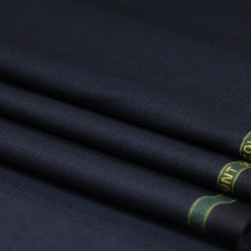 Tecido Alfaiataria Lã fria super 120 Paramount 20 Quadriculado Azul Noite - Twill Premium - Milfios Tecidos