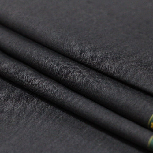 Tecido Alfaiataria Lã fria super 120 Paramount 21 Cinza Escuro - Twill Premium - Milfios Tecidos