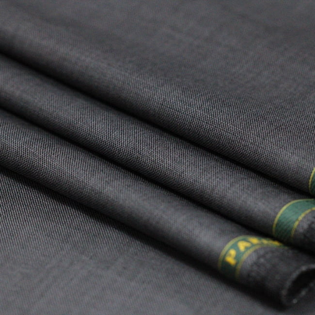 Tecido Alfaiataria Lã fria super 120 Paramount 22 Cinza Médio - Twill Premium - Milfios Tecidos