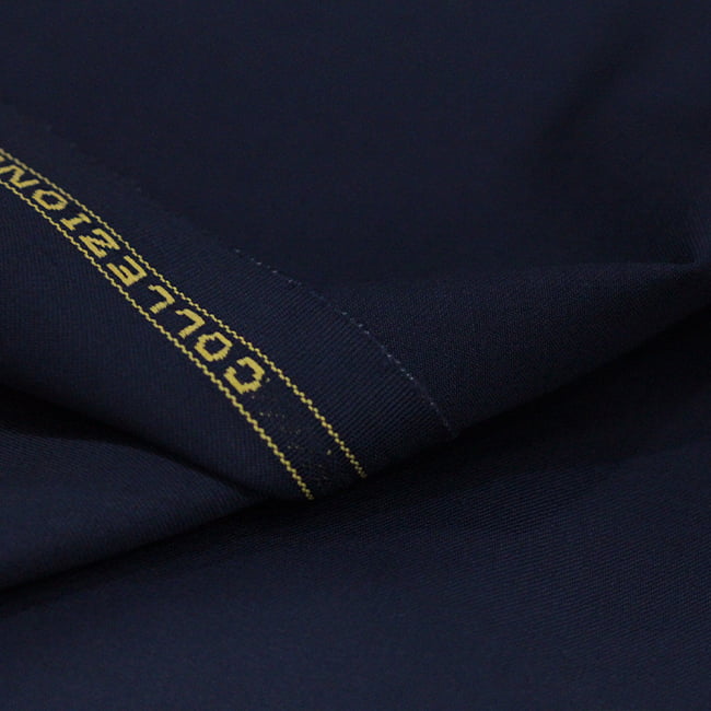 Tecido Alfaiataria Lã fria super 120 Paramount 23 Azul Petróleo - Gabardine Premium - Milfios Tecidos