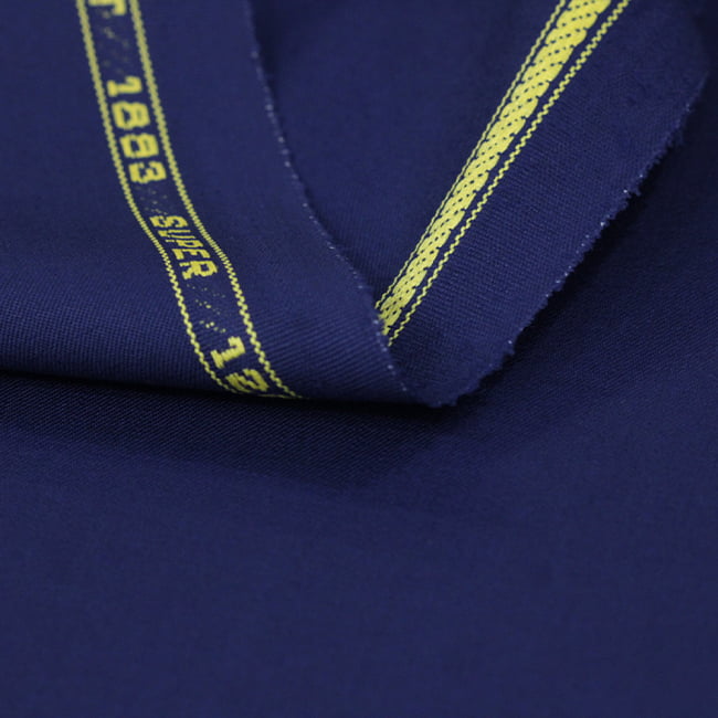 Tecido Alfaiataria Lã fria super 120 Paramount 26 Azul Marinho - Gabardine Premium - Milfios Tecidos