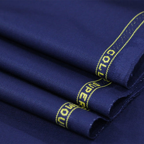 Tecido Alfaiataria Lã fria super 120 Paramount 26 Azul Marinho - Gabardine Premium - Milfios Tecidos