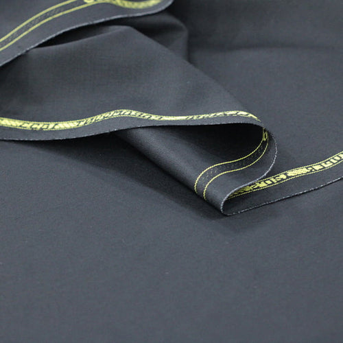 Tecido Alfaiataria Lã fria super 120 Paramount 27 Preto - Gabardine Premium - Milfios Tecidos