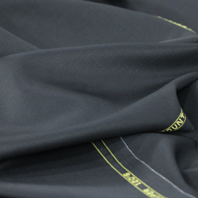 Tecido Alfaiataria Lã fria super 120 Paramount 27 Preto - Gabardine Premium - Milfios Tecidos