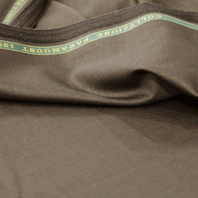 Tecido Alfaiataria Lã fria super 120 Paramount 29 Marrom - Twill Premium - Milfios Tecidos
