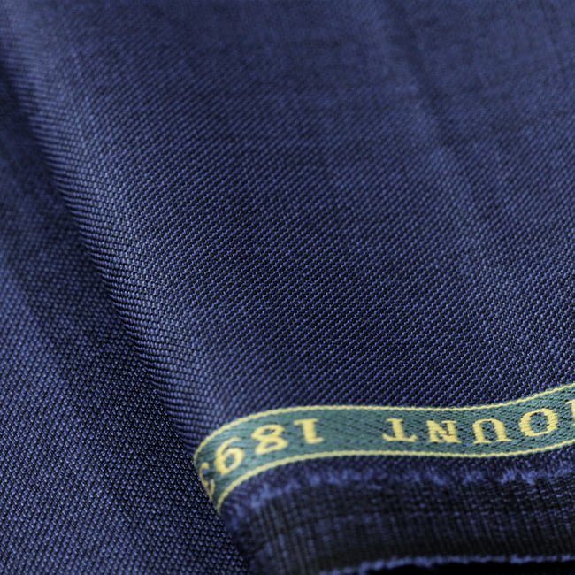 Tecido Alfaiataria Lã fria super 120 Paramount 30 Azul Marinho - Twill Premium - Milfios Tecidos