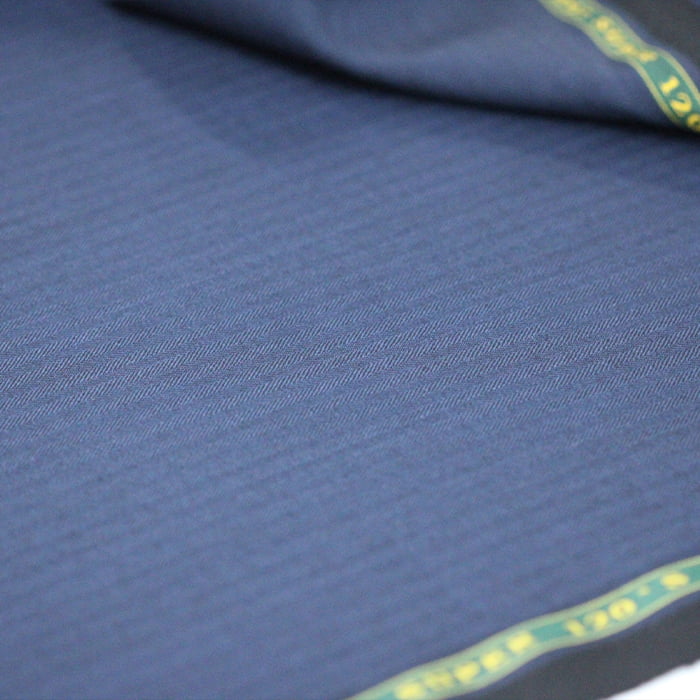 Tecido Alfaiataria Lã fria super 120 Paramount 09 Azul Marinho - Twill Premium - Milfios Tecidos