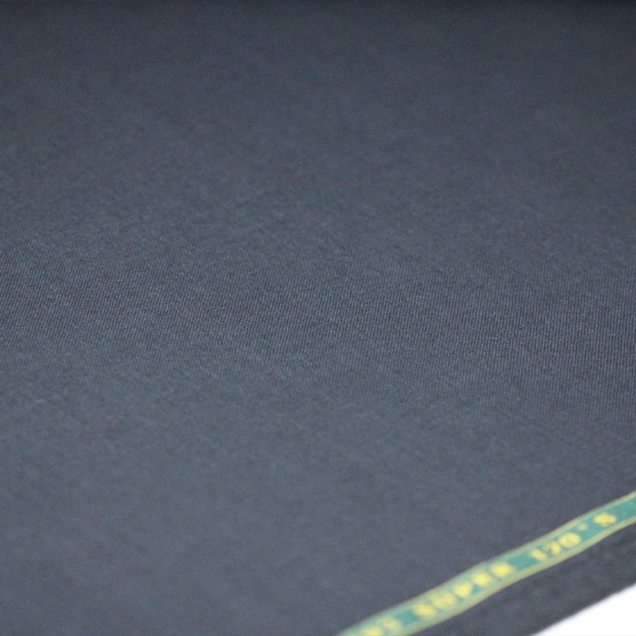 Tecido Alfaiataria Lã fria super 120 Paramount 04 Chumbo - Twill Premium - Milfios Tecidos