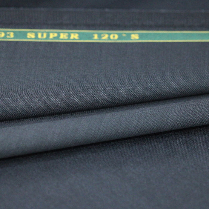 Tecido Alfaiataria Lã fria super 120 Paramount 04 Chumbo - Twill Premium - Milfios Tecidos