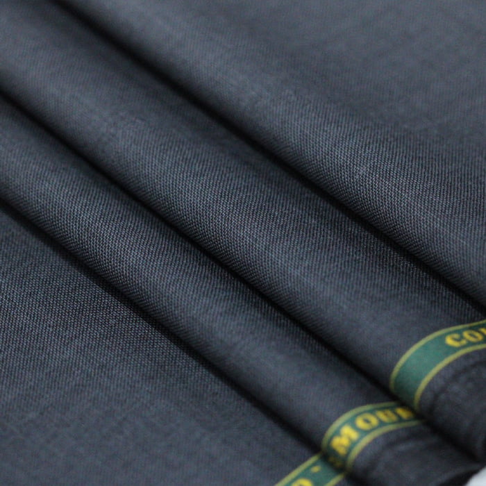 Tecido Alfaiataria Lã fria super 120 Paramount 03 Cinza Escuro - Twill Premium - Milfios Tecidos