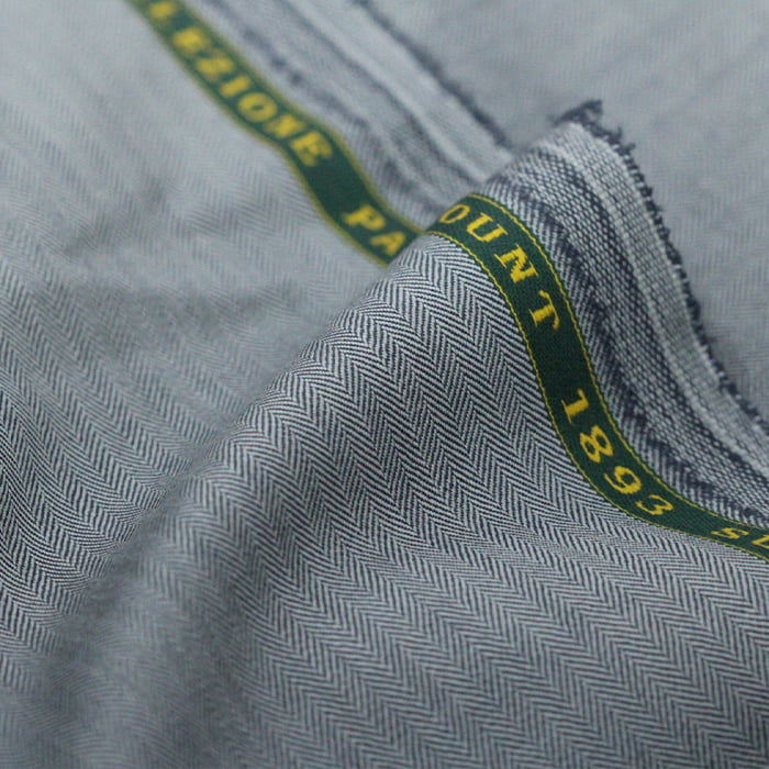 Tecido Alfaiataria Lã fria super 120 Paramount 08 Cinza - Twill Premium - Milfios Tecidos