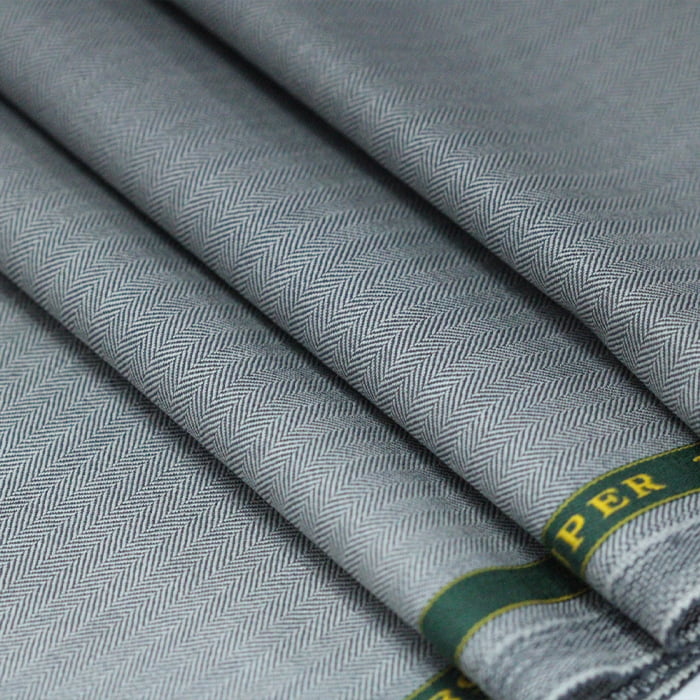 Tecido Alfaiataria Lã fria super 120 Paramount 08 Cinza - Twill Premium - Milfios Tecidos