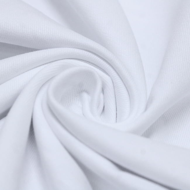 Tecido Sarjado Cotton Satin Liso - Branco - 98% Algodão 2% Elastano - Milfios Tecidos