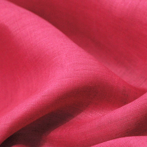 Tecido Cambraia de Linho Puro 41 - Hot Pink - 100% Linho - Milfios Tecidos