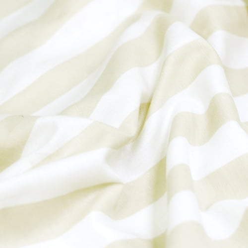 Tecido Camisaria Tricoline Fio 40 - Fio Tinto Listra XG - Bege - 100% Algodão  - Milfios Tecidos