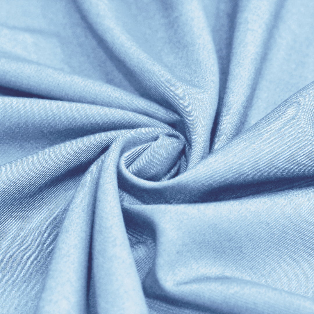 Tecido Camisaria Jeans 04 - Azul Claro - 70% Viscose 27% Poliéster 3% Elastano   - Milfios Tecidos