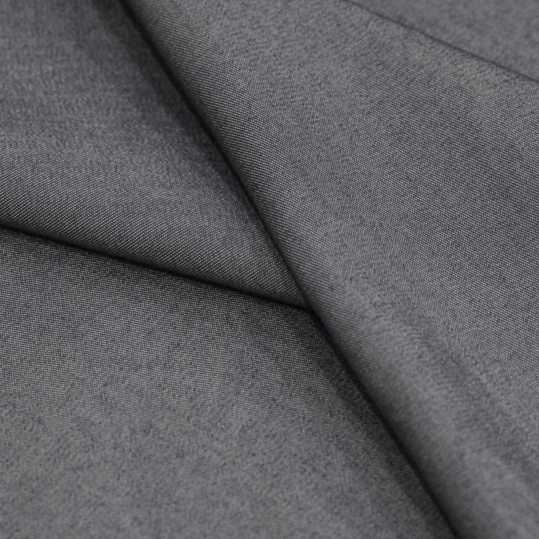 Tecido Camisaria Jeans 03 - Preto - 70% Viscose 27% Poliéster 3% Elastano   - Milfios Tecidos