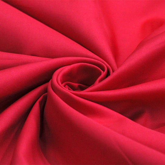 Tecido Camisaria Tricoline Fio 80 - New Luxor 28 Vermelho Acetinado - 100% Algodão Egípcio - Milfios Tecidos