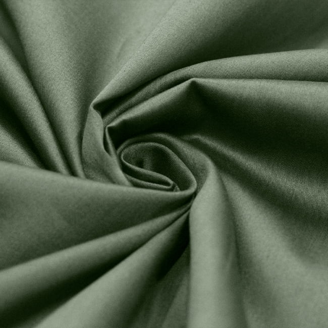 Tecido Camisaria Tricoline Fio 80 - New Luxor 34 Verde Nile Acetinado - 100% Algodão Egípcio - Milfios Tecidos
