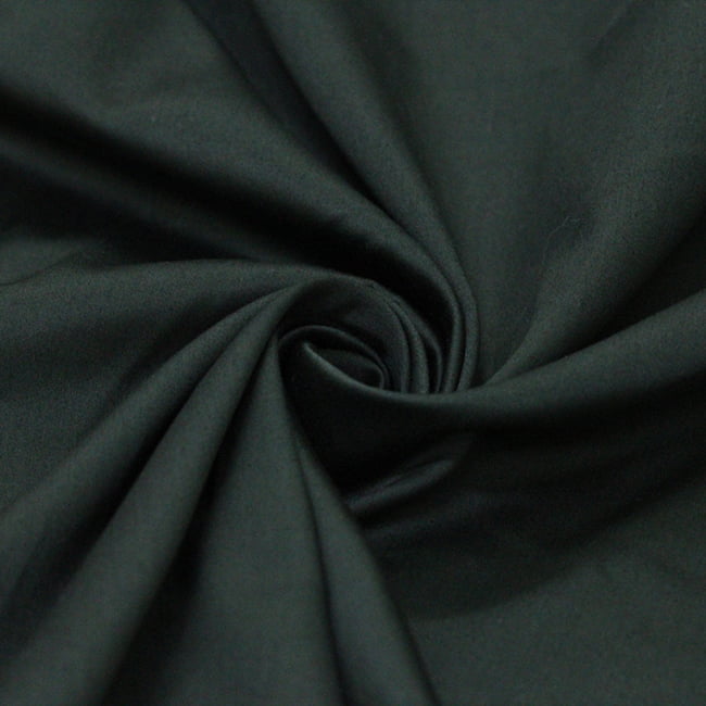 Tecido Camisaria Tricoline Fio 80 - New Luxor 38 Verde Profundo Acetinado - 100% Algodão Egípcio - Milfios Tecidos