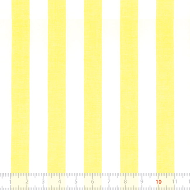 Tecido Camisaria Tricoline Fio 40 - Fio Tinto Listra GG - Amarelo - 100% Algodão - Milfios Tecidos