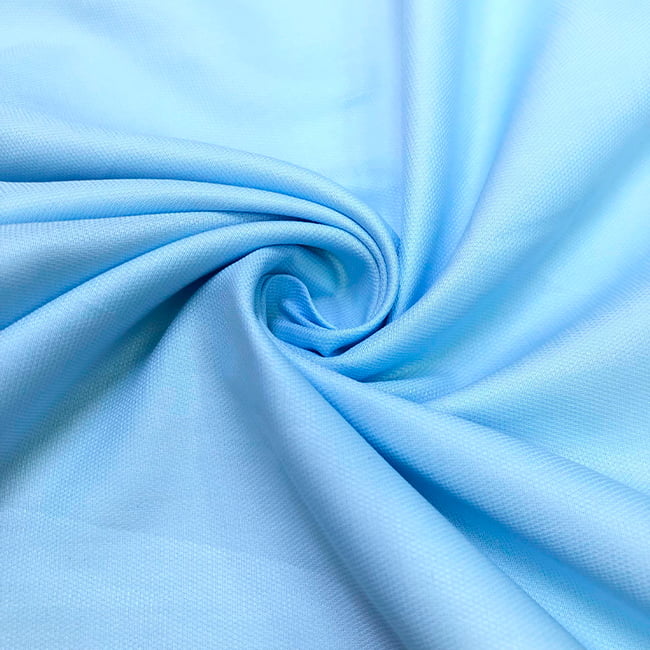 Tecido Camisaria Tricoline Fio 50 - Gênova - Maquinetado - Azul Claro - 100% Algodão - Milfios Tecidos