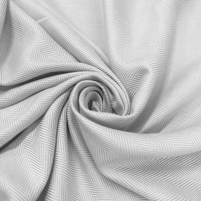 Tecido Camisaria Tricoline Fio 50 - Hórus 01 - Branco - Maquinetado - 100% Algodão - Milfios Tecidos