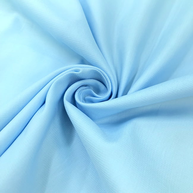 Tecido Camisaria Tricoline Fio 50 - Nápoles - Maquinetado - Azul Claro - 100% Algodão - Milfios Tecidos
