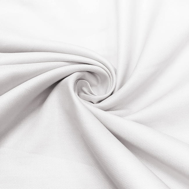 Tecido Camisaria Tricoline Fio 50 - Nápoles - Maquinetado - Branco - 100% Algodão - Milfios Tecidos