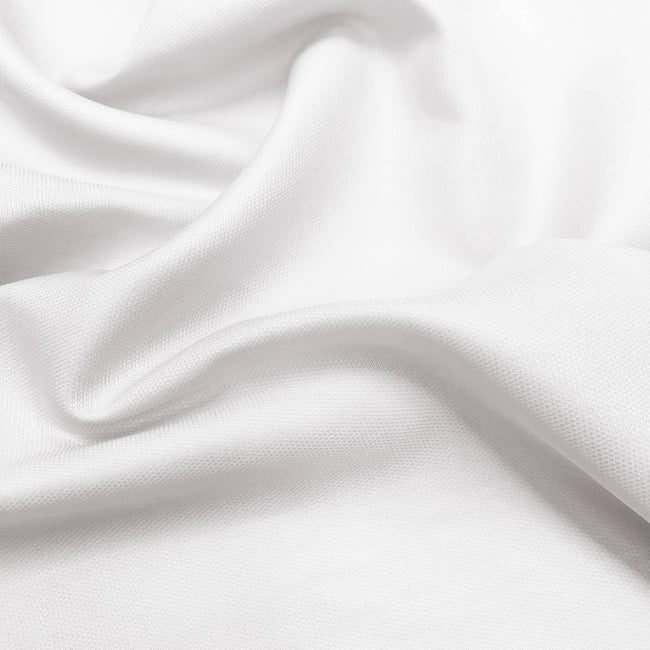 Tecido Camisaria Tricoline Fio 50 - Nápoles - Maquinetado - Branco - 100% Algodão - Milfios Tecidos