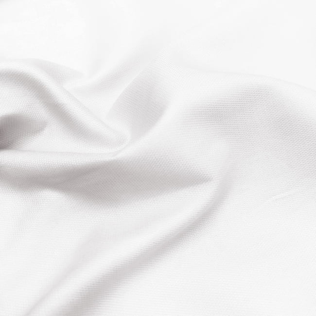 Tecido Camisaria Tricoline Fio 50 - Nápoles - Maquinetado - Branco - 100% Algodão - Milfios Tecidos