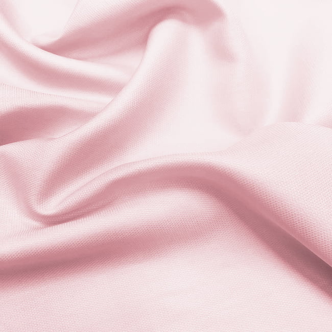 Tecido Camisaria Tricoline Fio 50 - Nápoles - Maquinetado - Rosa Claro - 100% Algodão - Milfios Tecidos