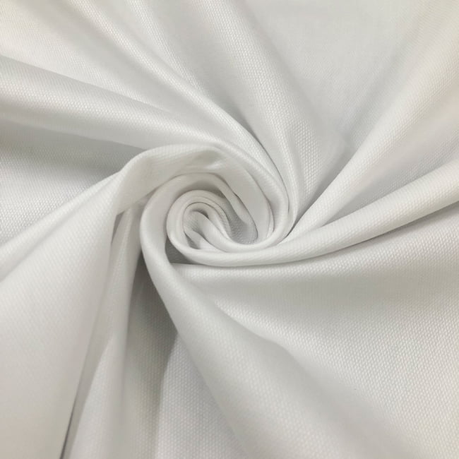 Tecido Camisaria Tricoline Fio 50 - Gênova - Maquinetado - Branco - 100% Algodão - Milfios Tecidos