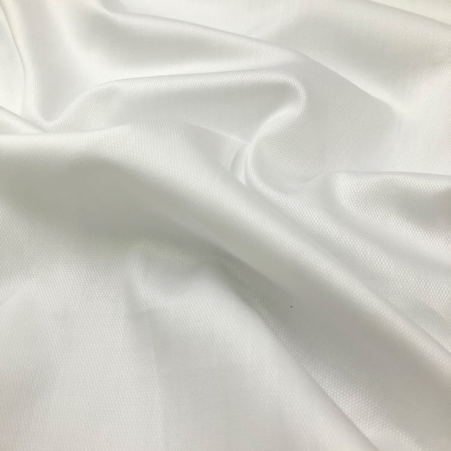 Tecido Camisaria Tricoline Fio 50 - Gênova - Maquinetado - Branco - 100% Algodão - Milfios Tecidos