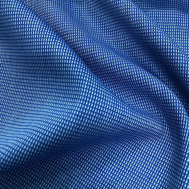 Tecido Camisaria Tricoline Fio 60 - Alexandria 289 Maquinetado - Royal - 100% Algodão - Milfios Tecidos