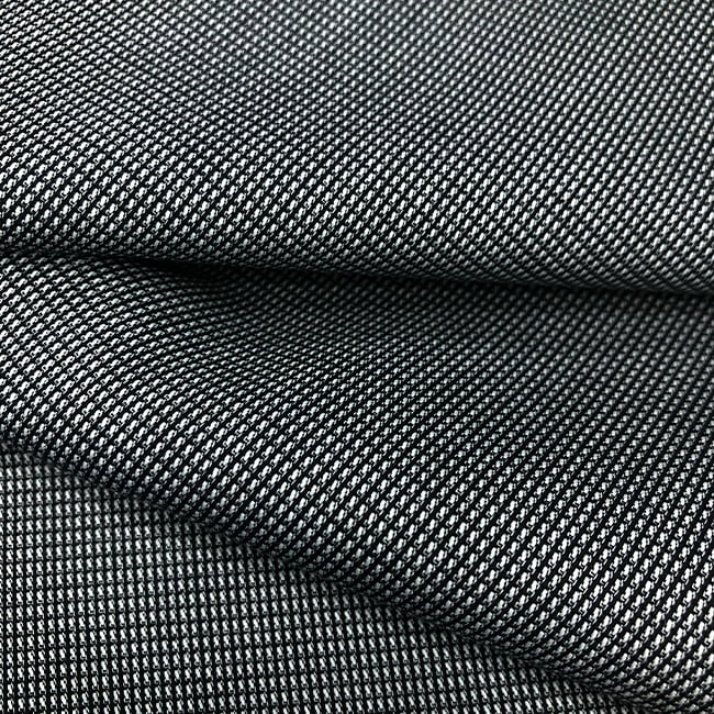 Tecido Camisaria Tricoline Fio 60 - Alexandria 291 Maquinetado - Preto - 100% Algodão - Milfios Tecidos