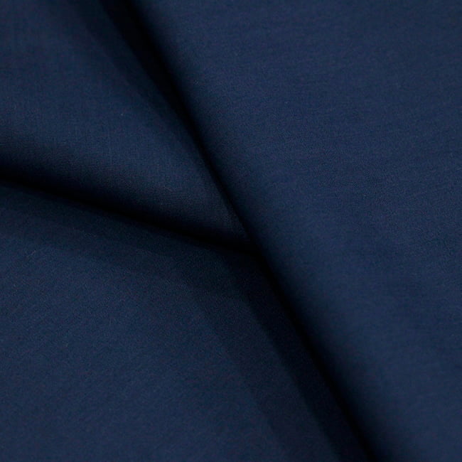 Tecido Camisaria Tricoline Fio 60 - Cairo 28 - Azul Medieval - 100% Algodão - Milfios Tecidos
