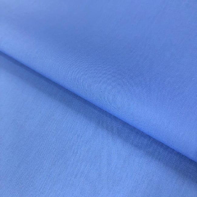 Tecido Camisaria Tricoline Fio 60 - Cairo 30 - Azul Itália - 100% Algodão - Milfios Tecidos