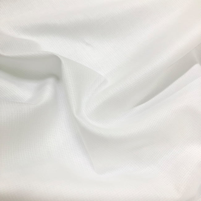 Tecido Camisaria Tricoline Fio 80 - Málaga - Branco - Maquinetado - 100% Algodão - Milfios Tecidos