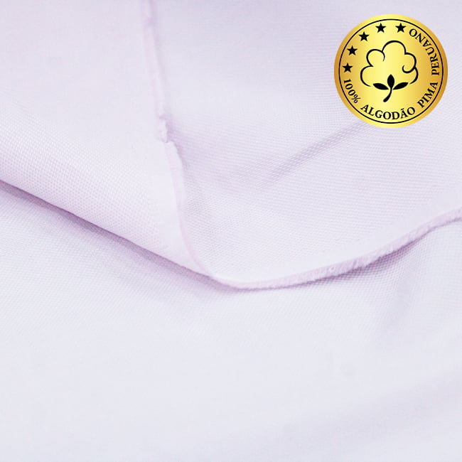 Tecido Camisaria fio 120 Maquinetado - AIR Verona Oxford 05 Rosa - 100% Algodão Pima - Milfios Tecidos