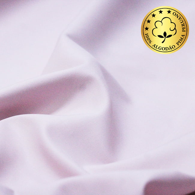 Tecido Camisaria fio 50 Liso - Pisa 03 Rosa - 30% Bambu + 70% Algodão Pima - Milfios Tecidos