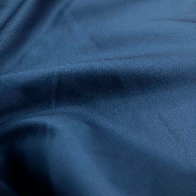 Tecido Camisaria Tricoline Fio 80 - New Luxor 44 Azul Neblina Acetinado - 100% Algodão Egípcio - Milfios Tecidos