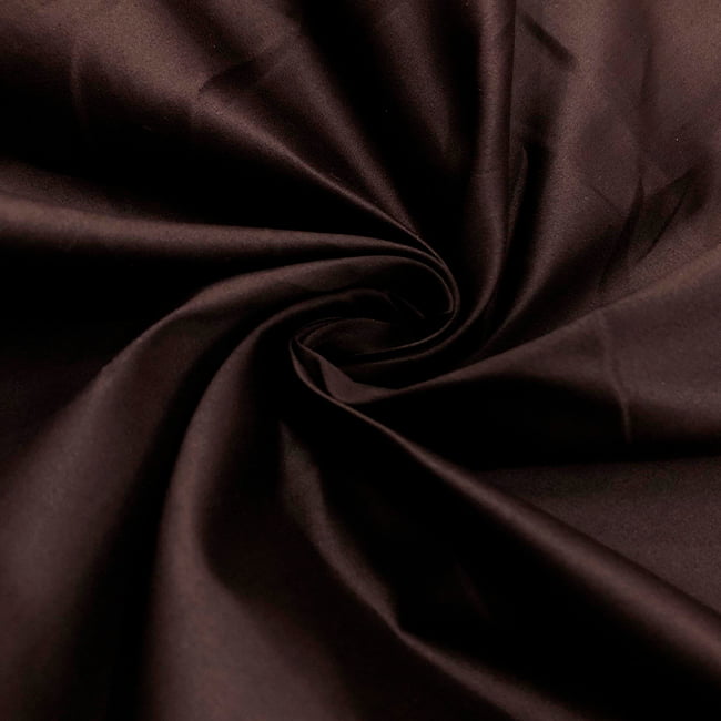 Tecido Camisaria Tricoline Fio 80 - New Luxor 45 Marrom Profundo Acetinado - 100% Algodão Egípcio - Milfios Tecidos