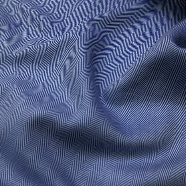Tecido Camisaria Tricoline Fio 50 - Hórus 03 - Royal - Maquinetado - 100% Algodão - Milfios Tecidos