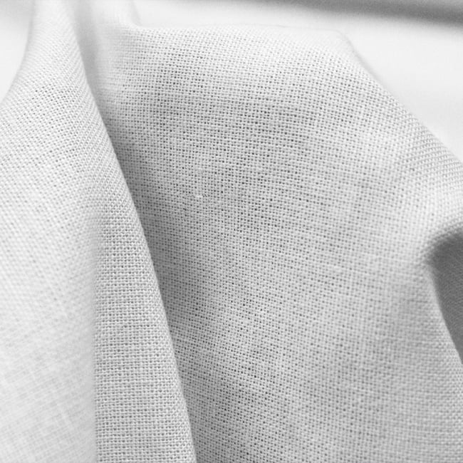 Tecido Tricoline Fio 40 Oxford 01 - Branco - 100% Algodão - Milfios Tecidos