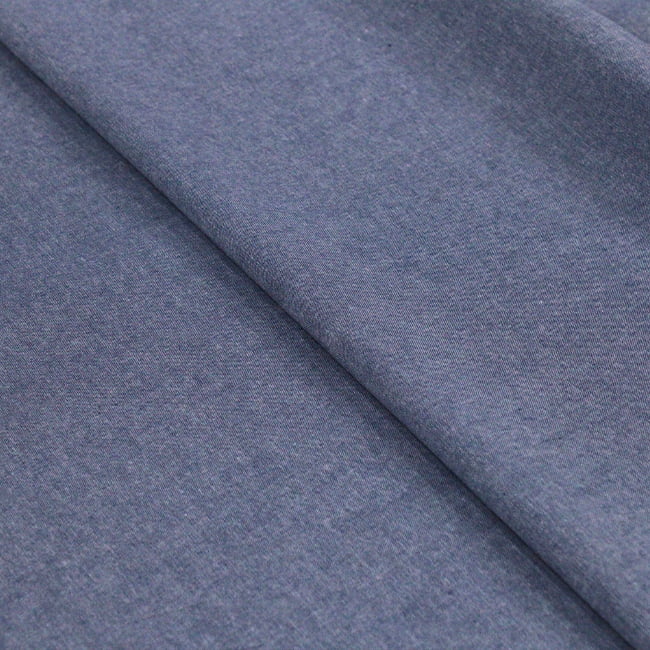 Tecido Tricoline Fio 40 Oxford 21 - Azul Jeans - 100% Algodão - Milfios Tecidos