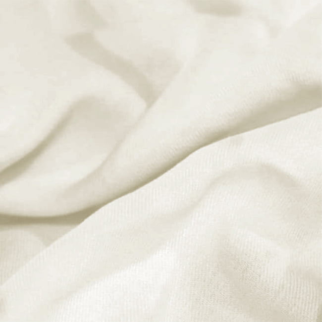 Tecido Viscose Lisa Sarjada Premium - Neve - 100% Viscose - Largura 1,45m - Milfios Tecidos